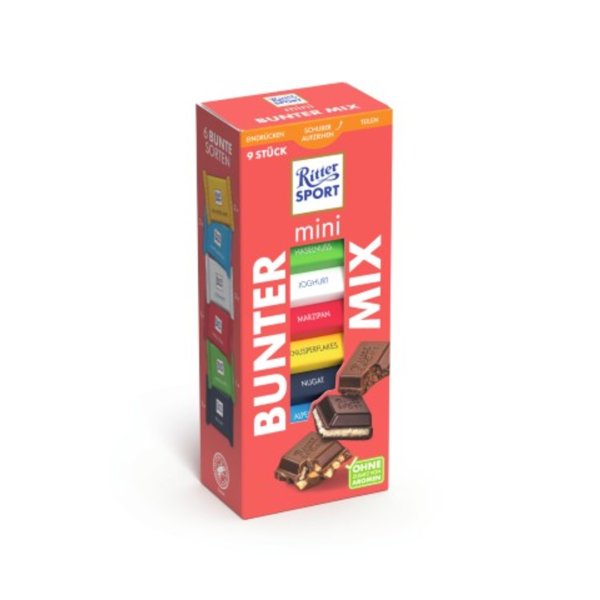 Ritter Sport Schokolade Mini Bunter Mix sort 150g