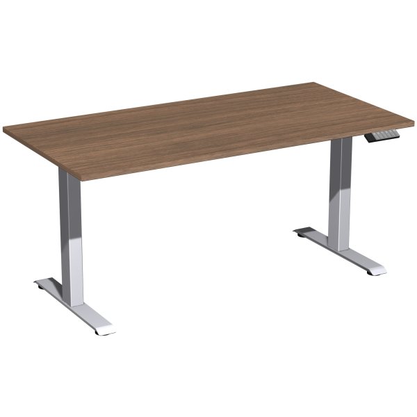 Geramöbel Tisch Elevate Plus 1600x800x630-1280mm si/nu