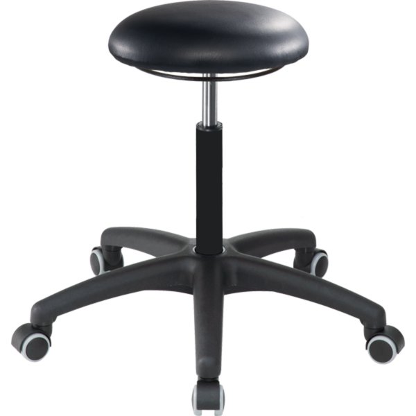 meychair Hocker A1S-TR-KL Rollen sw