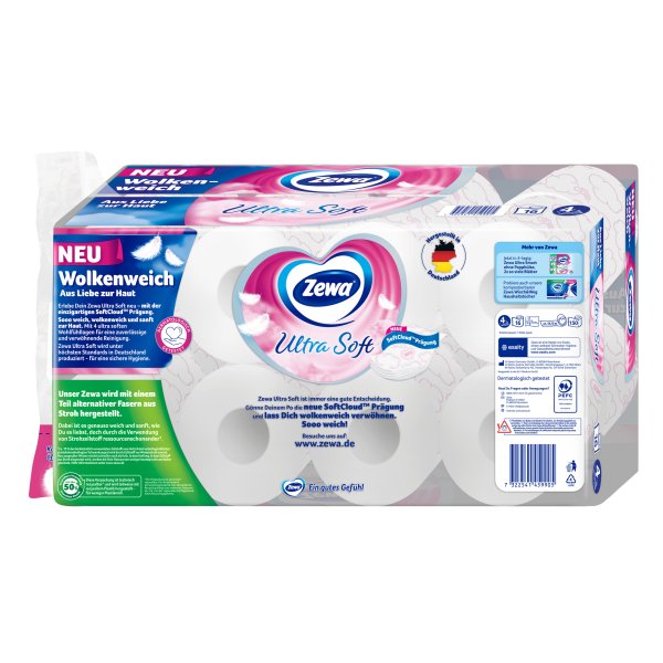 Zewa Toilettenpapier Ultra Soft 4lg 16St