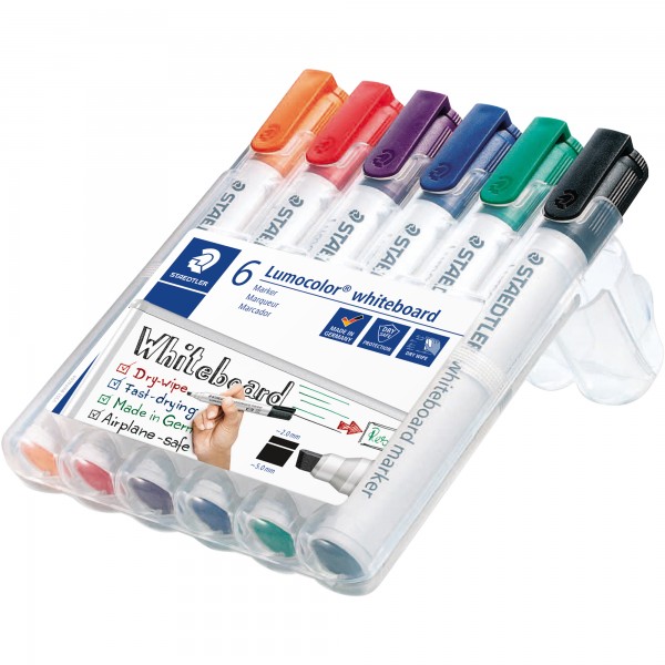 STAEDTLER Whiteboardmarker Lumocolor 351 B WP6 6 St./Pack.