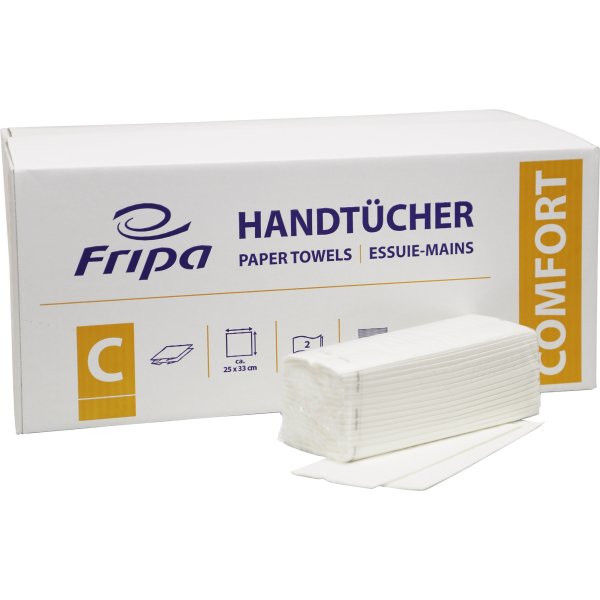 Fripa Comfort Handtücher 4342100 4342100 25x33 ws 24x128 Bl./Pack