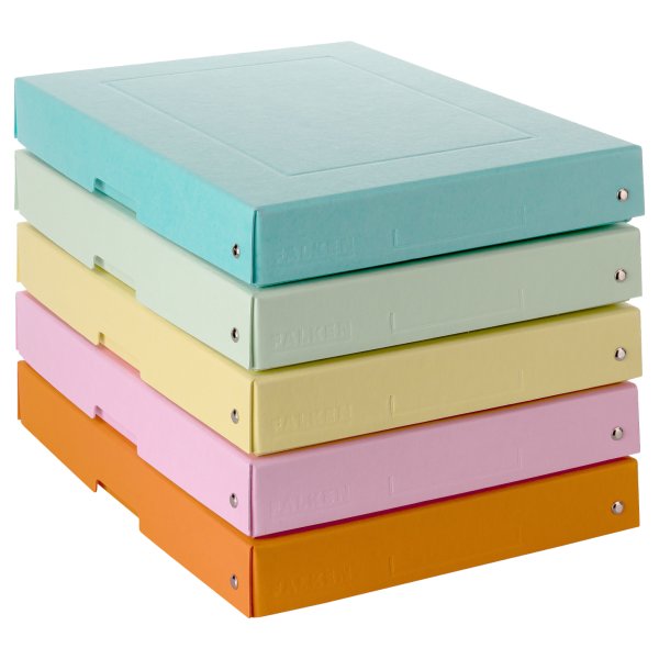 Falken Aufbewahrungsbox PURE Box Pastell A4 40mm sort.