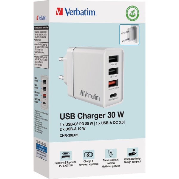 Verbatim Ladegerät CHR-30EU