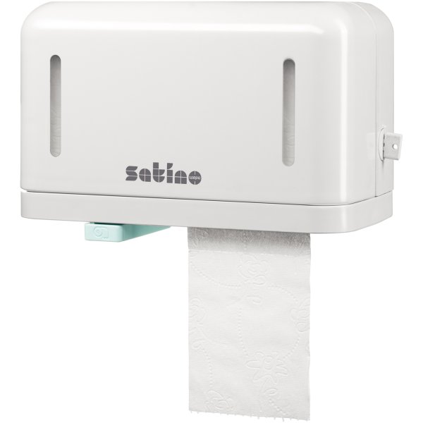 Satino Toilettenpapierspender 331084 27,0x16,3x14,7cm ws