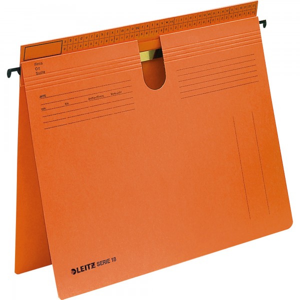 Leitz Hängehefter SERIE 18 18140045 A4 Manilakarton orange 50 St./Pack.