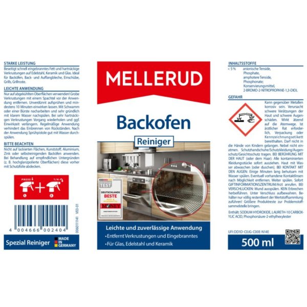 Mellerud Backofen Reiniger 0,5l