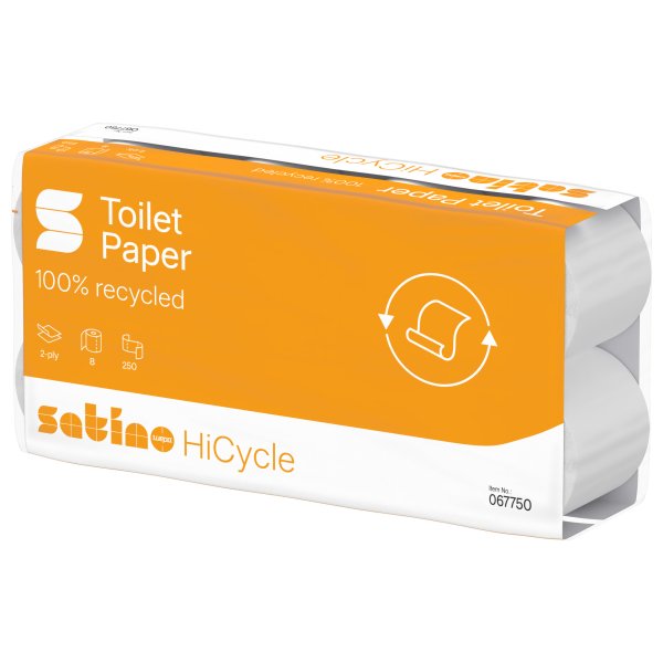 Satino Toilettenpapier HiCycle 2lg ws 8St