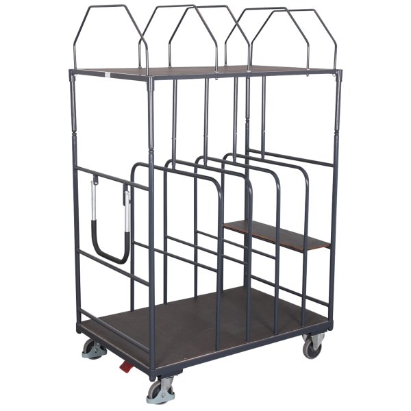 VARIOfit Kartonagewagen Gummi 1190x790x1915mm an