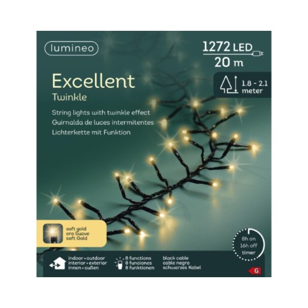 Lumineo Lichterkette Excel Lights LED 2000cm