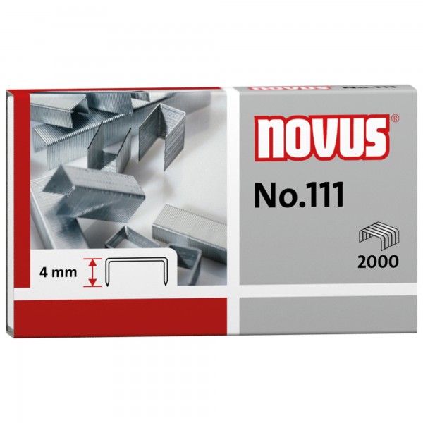 NOVUS Heftklammer No. 111 042-0036 verzinkt 2.000 St./Pack.