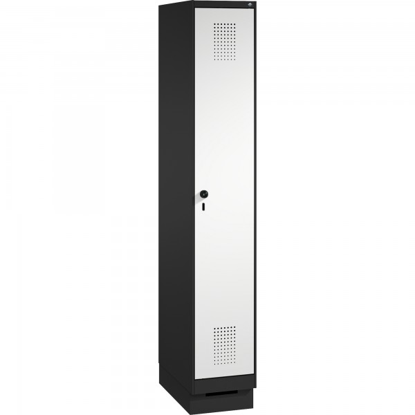 C+P Umkleidespind 4902010S10094 Sockel 1Abteil sgr/lgr