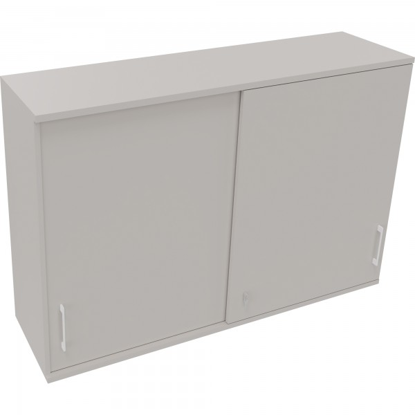 Aufsatz Schiebetüren-Schrank 3OH B1600xT442xH1088mm lgr