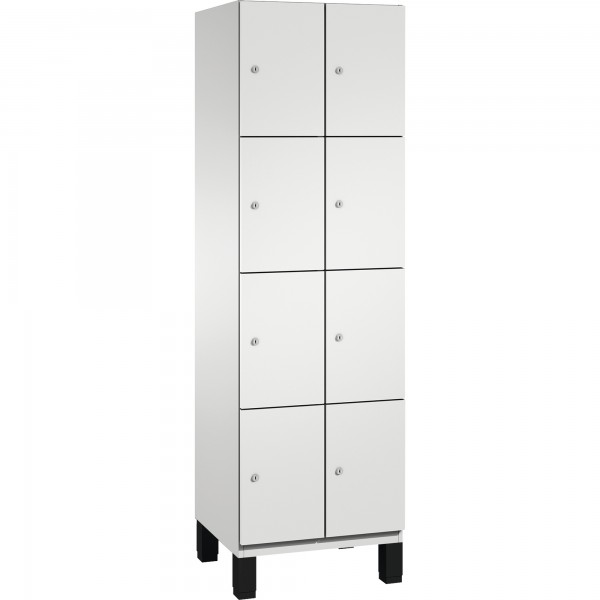 C+P Fächerschrank 4510320S10017 Füße 8Fächer B600mm lgr/lgr