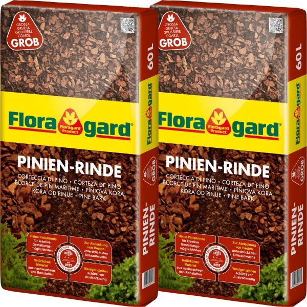 Floragard Mulch Pinienrinde grob 2x60l