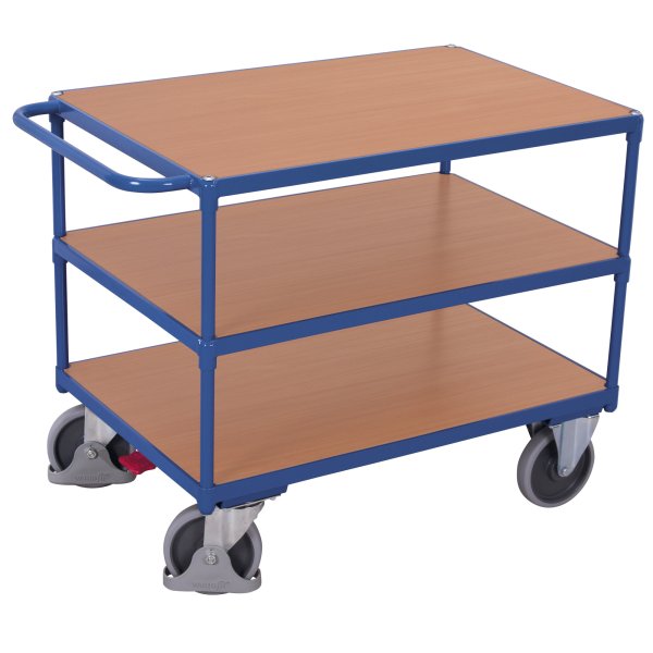 VARIOfit Tischwagen 3Flächen schwer 1040x500x880mm bl