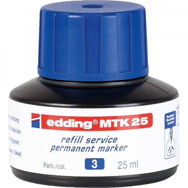 edding Nachfülltusche MTK 25 4-MTK25003 25ml blau