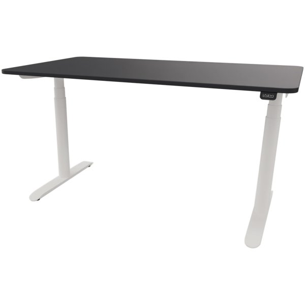 Schreibtisch Sedus se:lab e-desk 140x65-128x90cm weiß/schwarz