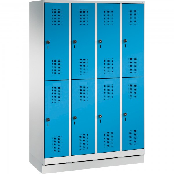 C+P Doppelstockspind 4932040S10048 Sockel 8Fächer lgr/lbl