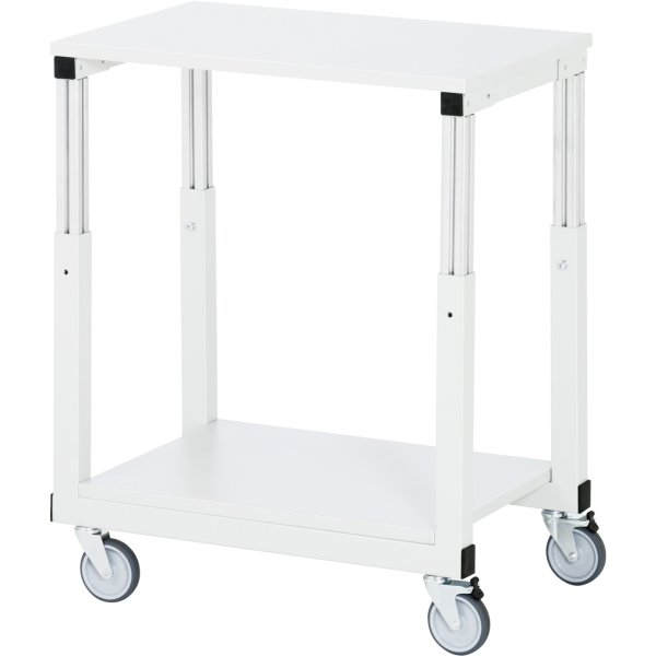 RAU Tischwagen Serie E M- Platte 700x500x650-1000mm lgr