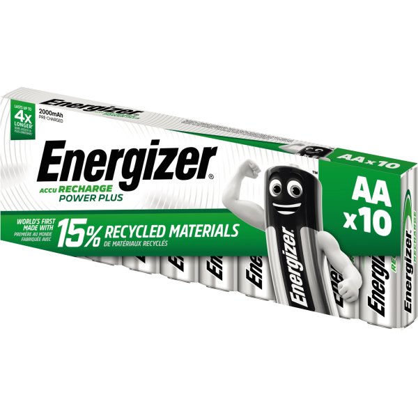 Energizer Akku Recharge PowerPlus E300626803 2000 mAh AA /HR6 10 St.