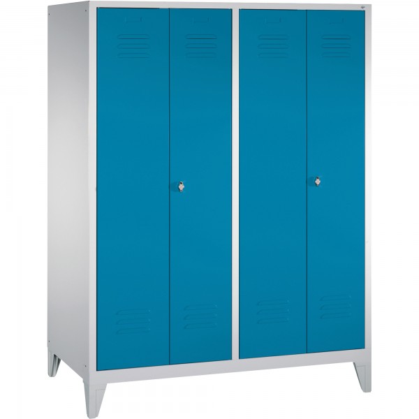 C+P Doppelspind 801242S10020 Füße 4Abteile B1590mm lgr/lbl