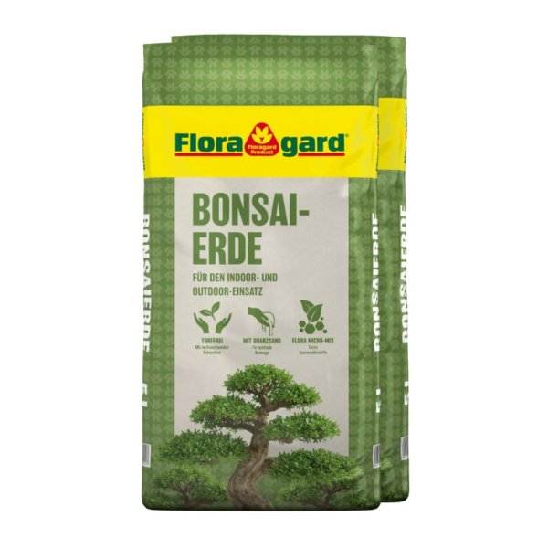 Floragard Blumenerde Bonsai 2x5l