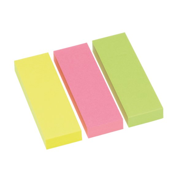 Info Haftmarker 25x75mm 100Bl sort 3St