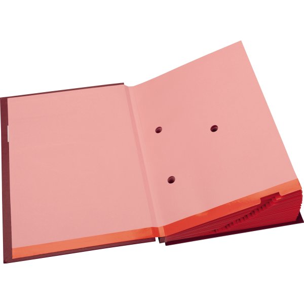 ELBA Unterschriftsmappe 400001006 DIN A4 20Fächer PVC rot