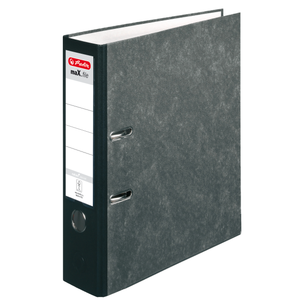 Herlitz Ordner maX.file nature pocket A4 8cm schwarz 300002830