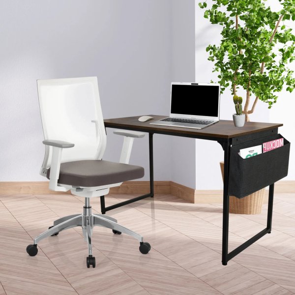 hjh OFFICE Bürostuhl ASPEN WHITE gr/ws