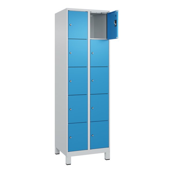 C+P Spind Evolo PLUS Füße 10Fä 1950x600x500 lgr/lbl
