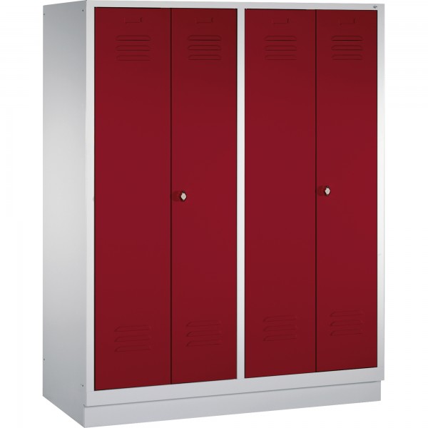 C+P Doppelspind 802242S10005 Sockel 4Abteile B1590mm lgr/rrt