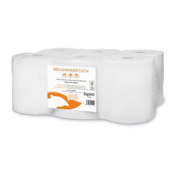 tapira Rollenhandtuch PLUS 0 2lg. 140m 6St.