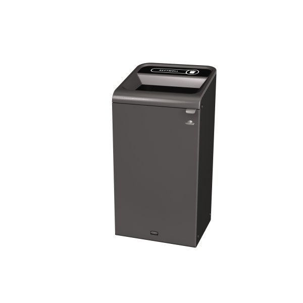 Rubbermaid Recyclingstation 2154774 87l Behältereinheit Restmüll sw