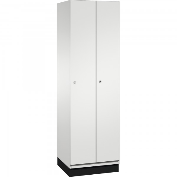 C+P Umkleidespind 4510020S10019 Sockel 2Abteile B600mm lgr/lgr