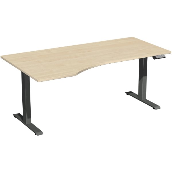 Geramöbel Tisch Elevate Basic li 1800x1000x730-1230mm an/ah