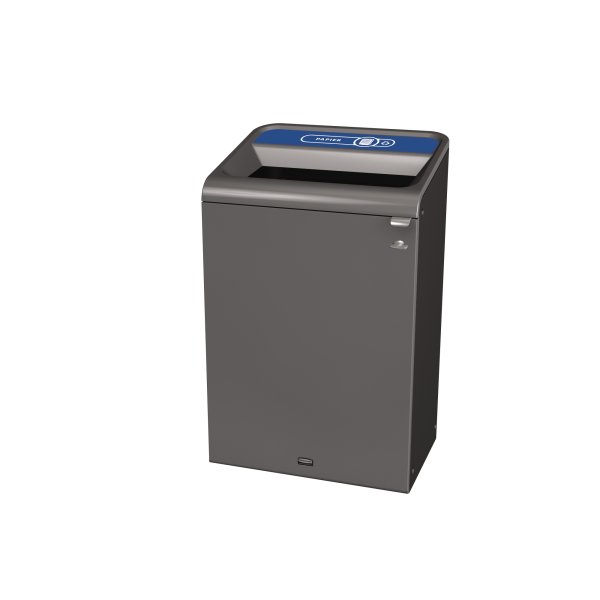 Rubbermaid Recyclingstation 2154777 125l Behältereinheit Papier bl