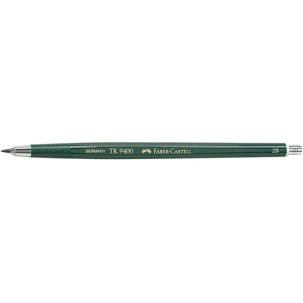 Faber-Castell Fallminenstift TK 9400 139402 2B dunkelgrün