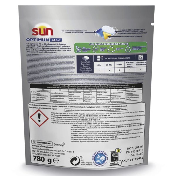 SUN Spülmaschinentabs Professional All in 1 52St