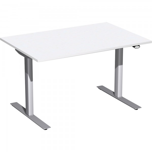 Geramöbel Elektro-Hubtisch S-08F1208-WS 120x80x65-125cm ws/si