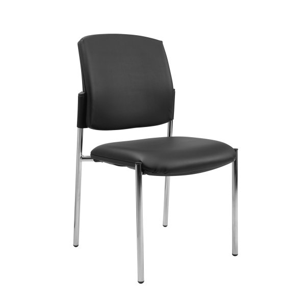 Topstar Besucherstuhl MEDICAL10 oAL Stahl Bezug sw