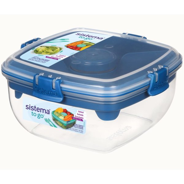 sistema Frischhaltebox Salad TO GO 1,1l sort