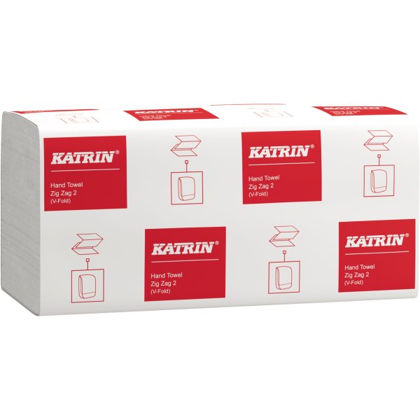 Katrin Papierhandtuch Classic 35588 ZZ 2lagig weiß 20x200Bl.