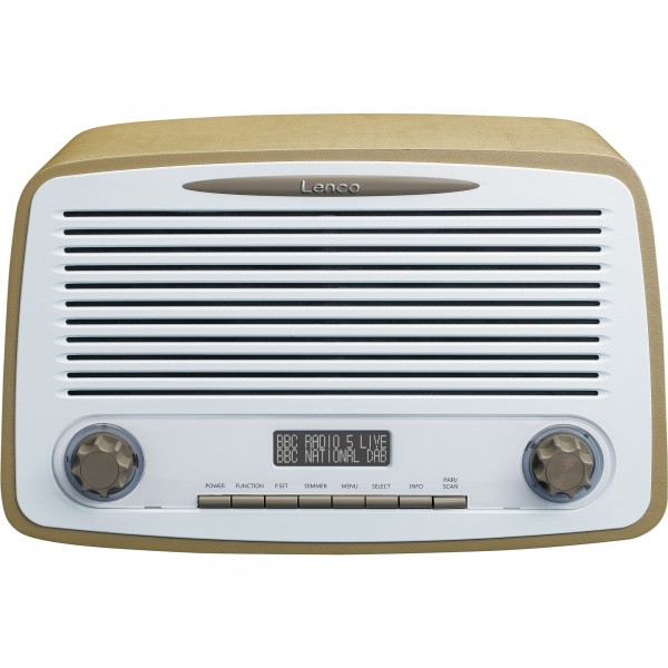 Lenco Radio DAR-012TP Retro DAB+ FM Bluetooth Taupe