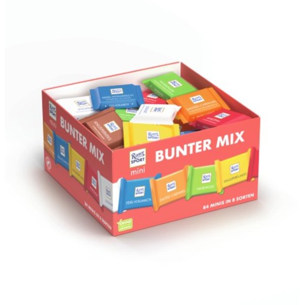 Ritter Sport Schokolade Bunte Vielfalt mini 84St