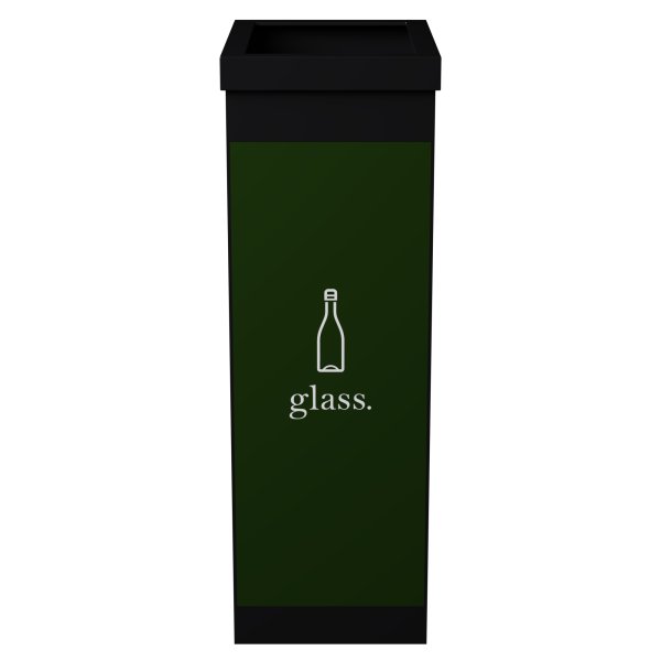 Paperflow Mülltrenner Glas 60l sw