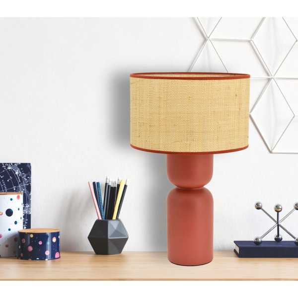 Paperflow Tischleuchte meet Tamatao terracotta