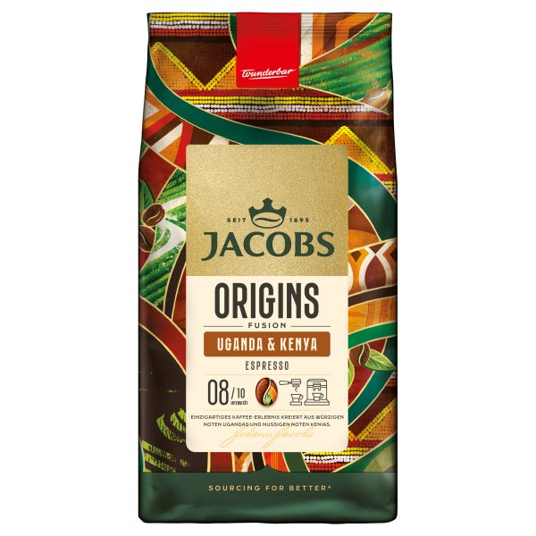 Jacobs Kaffee Origins Uganda & Kenia Bohne 1kg
