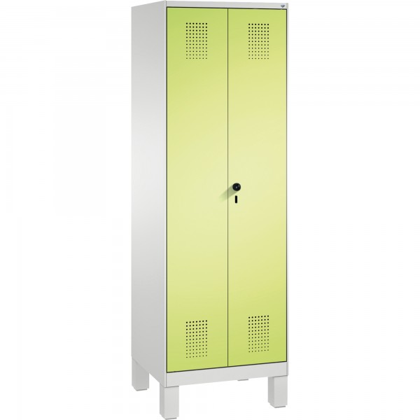 C+P Doppelspind 4901220S10004 Füße 2Abteile B600mm lgr/cgn